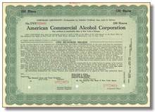 American Commercial Alcohol Corporation - 1933