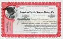 American Electric Storage Battery Company 1921