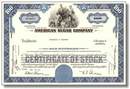American Sugar Company Stock ( Original Dow Average Company )