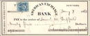 American Exchange Bank Check 1863 - New York