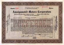 Amalgamated Motors Corporation 1924