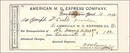 American Merchants Union Express Company Receipt 1872