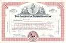 American News Company Stock Certificate - Early Paperboy Vignette