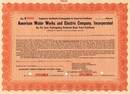 American Water Works and Electric Company, Incorporated