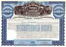 Atchison Topeka and Santa Fe Railway Company 1895 - $10,000 100 Year Gold Bond