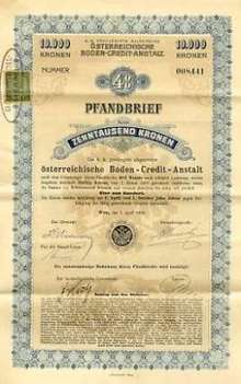 Austrian Bond 1906