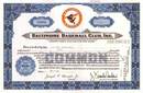Baltimore Orioles Baseball Club, Inc.