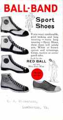 Ball-Band Sport Shoes - Old High Top Tennis Shoes 1920's