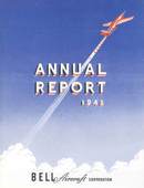 Bell Aircraft Corporation Annual Report 1948 - Bell X-1 Supersonic Aircraft on Cover