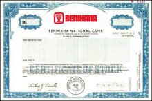 Benihana National Corporation 1987 (Japanese Restaurant)