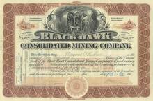 Black Hawk Consolidated Mining Company 1907