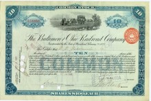 Baltimore and Ohio Railroad Company Tom Thumb Train Vignette