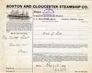 Boston and Gloucester Steamship Company 1886