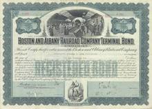 Boston and Albany Railroad Company Terminal Bond