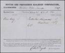 Boston and Providence Railroad Corporation 1849