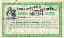 Boston Electric Light and Power circa 1894