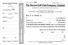 Boston Golf Club Company, Limited