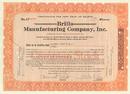 Brillo Manufacturing Company signed by Creator of Brillo Pad