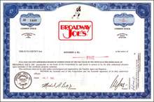 Broadway Joe's ( Joe Namath 1969 - New York Jets Super Bowl Hero