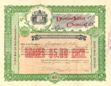 Bromo - Lithia Chemical Company 1906