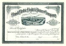 Brush Electric Light & Power Company - Montana Territory 1880's - Early General Electric Company