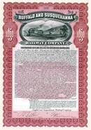Buffalo and Susquehanna Railway Company 1903 signed by Frank Goodyear