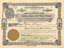 Bullfrog Alliance Gold Mining Company 1910 - Bullfrog Mining District, Nevada
