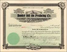 Bunker Hill Oil Producing Company 1920