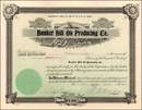 Bunker Hill Oil Producing Company 1920