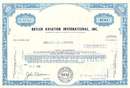 Butler Aviation International Stock Certificate