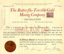 Butterfly - Terrible Gold Mining Company - Colorado 1902