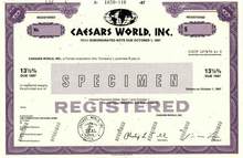 Caesars World, Inc. 13 1/2% Interest Rate on Debt