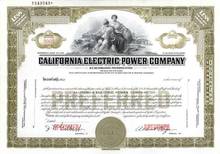 California Electric Power Company ( Now Southern California Edison )