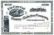 Cape Cod Mining and Reduction Company 1880's