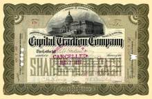 Capital Traction Company Electric Railway - District of Columbia