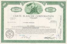 Carte Blanche Corporation - Credit Card Company