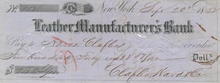 Leather Manufacturer's Bank 1850's - Slave Insurance Bank w/Dog Vignette