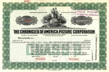 Chronicles of America Picture Corporation 1923