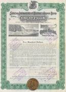 City of Great Falls Special Improvement District Coupon Bond 1914