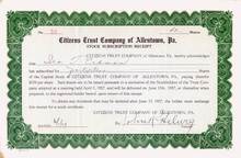 Citizens Trust Company of Allentown, Pa 1927