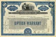 Commonwealth & Southern Corporation 1933 (Southern Company )