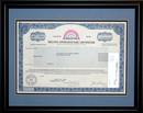 Contemporary Frame - One Certificate ( Frame Size 12 3/4