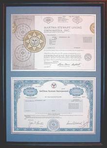 Contemporary Frame - Two Certificates ( Frame Size 15 3/4