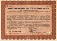 Consolidated Machine Tool Corporation of America