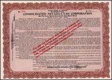 Consolidated Nevada - Utah Corporation 1913 - Gold Bond Scrip
