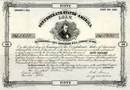 Confederate State of America Loan 1861 vignette of Thomas Bragg