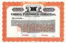 Corona Typewriter Company 1919