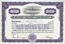 Detroit Aircraft Corporation - Dirigible in Vignette - ( Formally Ryan Aircraft )