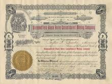 Diamondfield Black Butte Consolidated Mining Company - Tonopah, Nevada 1905-1907