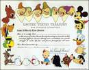 Disney Character War Bond - States Treasury War Finance Committee 1944